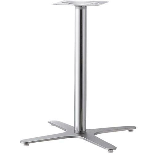 プロシード(丸二金属) テーブル脚 TABLE LEG 十字ベース XL-E(CR)-B ポールφ76 受座角240 (mm) /業務用/新品/送料無料