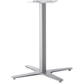 プロシード(丸二金属) テーブル脚 TABLE LEG 十字ベース XL-E(SI)-A ポールφ60 受座角240(mm) /業務用/新品/送料無料
