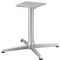 プロシード(丸二金属) テーブル脚 TABLE LEG 十字ベース XL-G(SI)-A ポールφ76 受座角350 (mm) /業務用/新品/送料無料