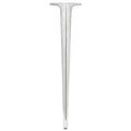 ハヤシ アルミ鋳物テーブル脚（1本） ベースサイズ：高さ570mm 品番：SS-101 鏡面仕上げ アジャスター付き/業務用/新品/送料別途見積