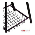 OLE-MC-RE 洋風パイプ椅子 OLE ミドルカウンターチェア アミ棚付 レッド 【テンポスオリジナル】 1年保証/業務用新品/送料無料