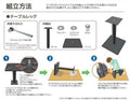 ホワイト石目調テーブル 【テンポスオリジナル】 幅500×奥行500 高さ600(mm) 1年保証/業務用/新品/送料無料