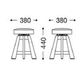 業務用椅子【即納可】CHERRY(チェリー) 既製品 回転炉端A（既製品） /業務用/新品/送料別途見積