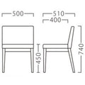 業務用椅子【プロシード】ザップイスNAD 11462-A 幅500×奥行510×高さ740 シート高450(mm) /業務用/新品/送料無料