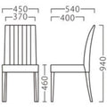 業務用椅子【プロシード】リーブルイスB-NA 11541-A 幅450×奥行540×高さ940 シート高460(mm) /業務用/新品/送料無料