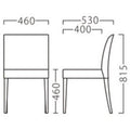 業務用椅子【プロシード】リーブルイス2-NA 11557-A 幅460×奥行530×高さ815 シート高460(mm) /業務用/新品/送料無料