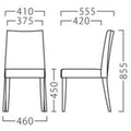 業務用椅子【プロシード】ベジェイスNAD 11666-A 幅410×奥行555×高さ855 シート高450(mm) /業務用/新品/送料無料