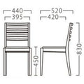 業務用椅子【プロシード】マルクスイスNA 11676-A 幅440×奥行520×高さ830 シート高450(mm)/業務用/送料無料
