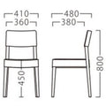 業務用椅子【プロシード】スプーンイスNA 11771-A 幅410×奥行480×高さ800 シート高450(mm)/業務用/送料無料