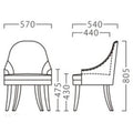 業務用椅子【プロシード】コーダイスNA 11784-A 幅570×奥行540×高さ805 シート高430(mm) /業務用/新品/送料無料