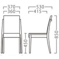 業務用椅子【プロシード】ユニーバイスBR 11803-A 幅370×奥行530×高さ850 シート高450(mm) /業務用/新品/送料無料
