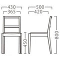 業務用椅子【プロシード】キノイスNA 11892-A 幅430×奥行500×高さ800 シート高450(mm) /業務用/新品/送料無料