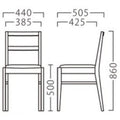 業務用椅子【プロシード】シーカーイスA-NA 11904-A 幅440×奥行505×高さ860 シート高500(mm) /業務用/新品/送料無料