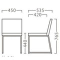 業務用椅子【プロシード】レックスイスAL 21291-A 幅450×奥行535×高さ765 シート高440(mm) /業務用/新品/送料無料