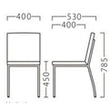 業務用椅子【プロシード】オーヴイスAL 21319-A 幅400×奥行530×高さ785 シート高450(mm) /業務用/新品/送料無料
