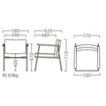 業務用椅子【プロシード】イーストイスAL2 21895-A 幅580×奥行620×高さ710 シート高400(mm) /業務用/新品/送料無料