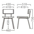 業務用椅子【プロシード】マテールイスBL 21461-A 幅430×奥行510×高さ730 シート高450(mm) /業務用/新品/送料無料