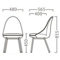 業務用椅子【プロシード】ディスクイスBL 21509-A 幅480×奥行565×高さ855 シート高450(mm) /業務用/新品/送料無料