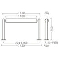 業務用椅子【プロシード】スパークSG 21568-E 幅1320×奥行130×高さ750(mm) /業務用/新品/送料無料