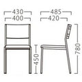 業務用椅子【プロシード】テームイスBL2 21782-A 幅430×奥行485×高さ780 シート高450(mm) /業務用/新品/送料無料