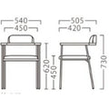 業務用椅子【プロシード】ユーノキイスBL1 21811-A 幅540×奥行505×高さ730 シート高450(mm) /業務用/新品/送料無料