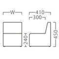 業務用椅子【プロシード】ロト3PW1200 31097-3 幅1200×奥行410×高さ450 シート高240(mm) /業務用/新品/送料無料