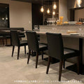 FLOW レギュラーチェア ブラック 【テンポスオリジナル】 幅400×奥行505×高さ800(mm) 座面高さ：450(mm) 1年保証/業務用新品/送料無料