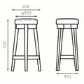 PINO スツール H720 【テンポスオリジナル】 1年保証/業務用/新品/送料無料