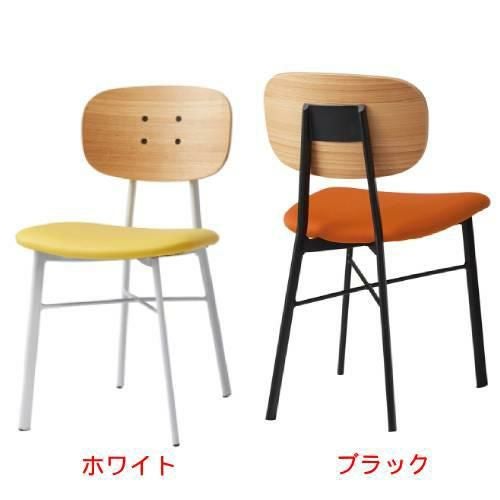 業務用椅子 CHERRY(チェリー) ミゲルクロス ホワイト/ブラック /業務用/新品/送料別途見積