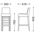 業務用椅子 CHERRY(チェリー) レスタックS70 棚付き(既製品) /業務用/新品/送料別途見積