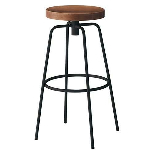 スタンドチェア ボストンハイスツール Quon(クオン) 幅370×奥行325φ×高さ710(mm)/業務用/新品/送料別途見積