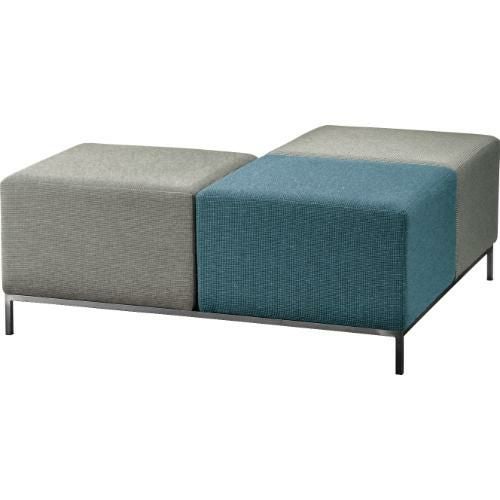 Quon(クオン) ベンチ ブリック3P 幅1500(500×500×500)×奥行500×高さ405(mm) /業務用/新品/送料別途見積