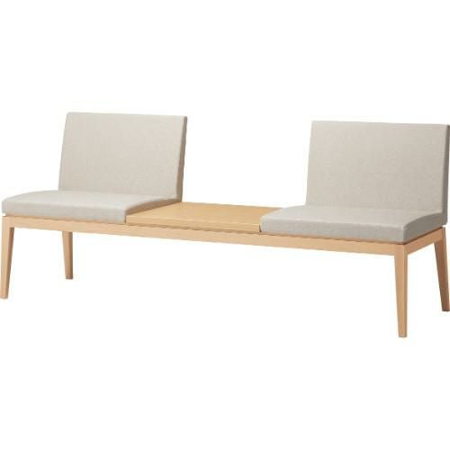 Quon(クオン) ベンチ ブリーゼ2P 幅1200（600×600）×奥行570×高さ760(mm) /業務用/新品/送料別途見積