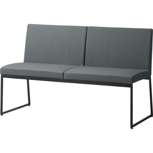 Quon(クオン) ベンチ エテルノ2P 幅1200(600×600)×奥行570×高さ760(mm) /業務用/新品/送料別途見積