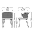 11976-A/11977-A【プロシード】オリーイス (NA/BL) W530×D525×H730 (SH450)(mm)/業務用/新品/送料無料