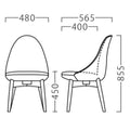 11978-A/11979-A【プロシード】スモアイス (NA/BR) W480×D565×H855 (SH450)(mm)/業務用/新品/送料無料