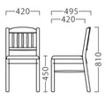 11989-A/11990-A/11991-A【プロシード】ミュゲイス NA/LB/BR W420×D495×H810 (SH450)(mm)/業務用/新品/送料無料