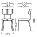 21858-A/21859-A【プロシード】バンピーイス (ミシンキルト仕上げ) (B-AL/B-BL) W440×D500×H800 (SH450)(mm)/業務用/新品/送料無料
