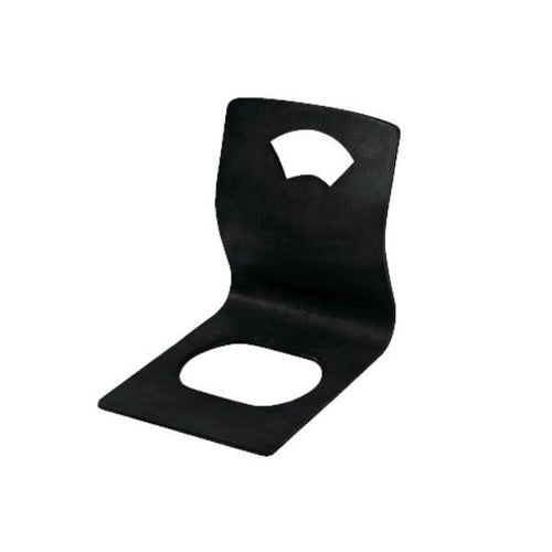 木製座椅子 重厚型 扇黒 幅365×奥行495×高さ430/業務用/新品/送料別