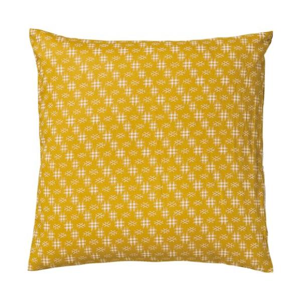 座布団井絣(からし)45×45カバー/業務用/新品/小物送料対象商品