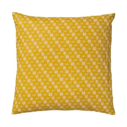 座布団  井絣(からし)50×50カバー/業務用/新品/小物送料対象商品