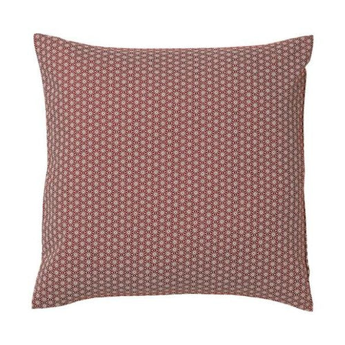 座布団  麻の葉(海老茶)40×40カバー/業務用/新品/小物送料対象商品