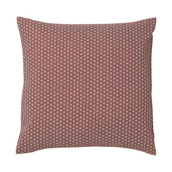 座布団  麻の葉(海老茶)45×45カバー/業務用/新品/小物送料対象商品