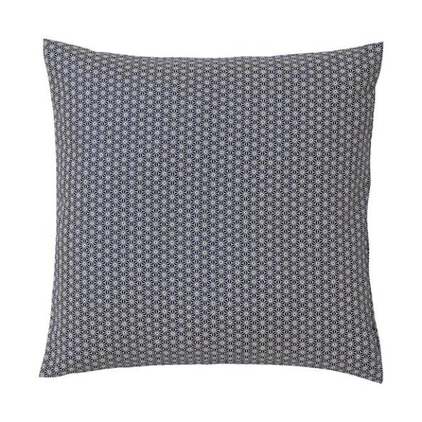 座布団  麻の葉(紺)50×50カバー/業務用/新品/小物送料対象商品