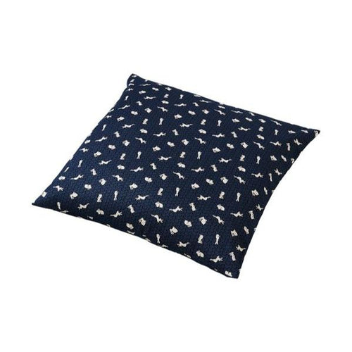 座布団  うさぎ(紺)40*40カバー/業務用/新品/小物送料対象商品