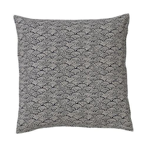 座布団  青海波(紺)40*40カバー/業務用/新品/小物送料対象商品