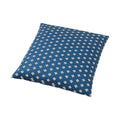 座布団  麻の葉(A)紺40*40カバー/業務用/新品/小物送料対象商品