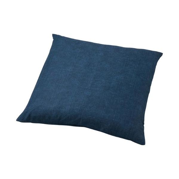 座布団カバーシャン無地(紺)50*50/業務用/新品/小物送料対象商品
