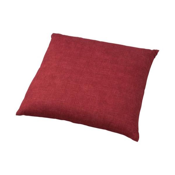 座布団カバーシャン無地(赤紅)50*50/業務用/新品/小物送料対象商品
