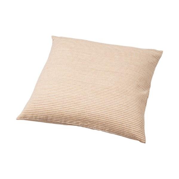 座布団カバー縞(カラシ)45*45/業務用/新品/小物送料対象商品